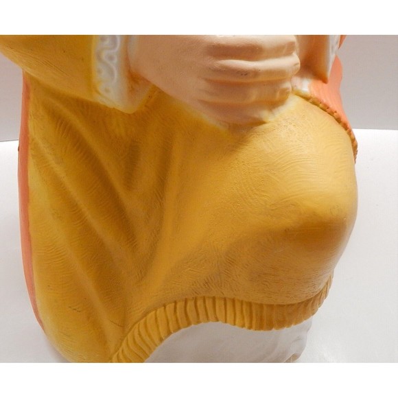 Nativity Joseph Blow Mold Poloron Prods Hard Plastic 26 Inch Lighted Christmas - Picture 10 of 12